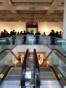 The private preview on the 7th floor of Sotheby’s New York